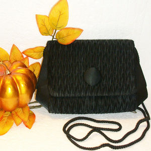 VANESSA Textured Fabric Evening Bag Shoulder Bag